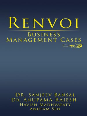 cover image of Renvoi Business Management Cases
